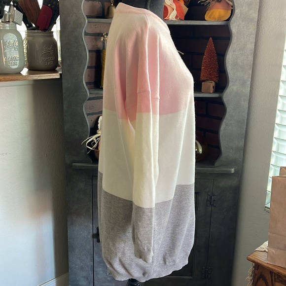 SHEIN Color block oversized sweater dress - Picture 3 of 6